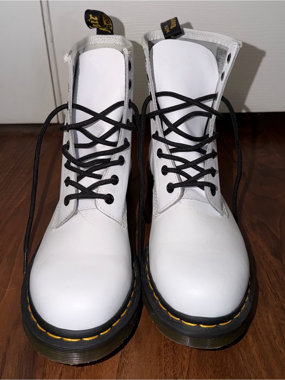 Dr. Martens 1460 Softy T White Women's Lace-Up Boots